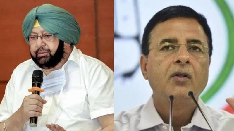 Captain Amarinder Singh, Randeep Singh Surjewala Captain Amarinder Singh, Randeep Singh Surjewala