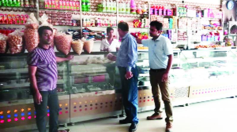 Food Safety Officers During checking Sweet Shop
