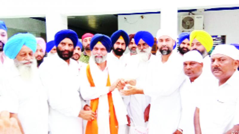 Pawan Kumar Tinu With Shiromani Akali Dal Leaders