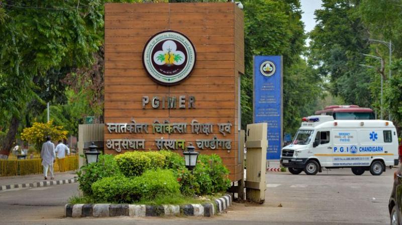 Chandigarh PGI Fire news in punjabi 