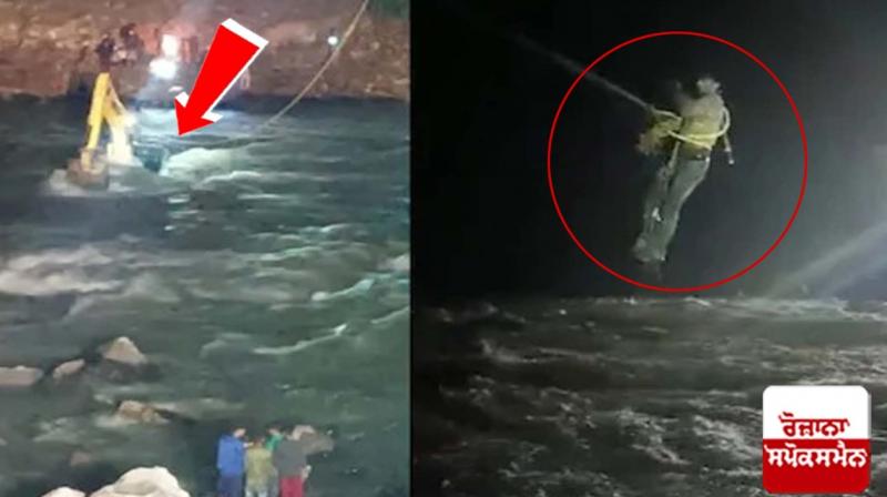 An army man who became the Messiah for two young men trapped in the river, saved lives