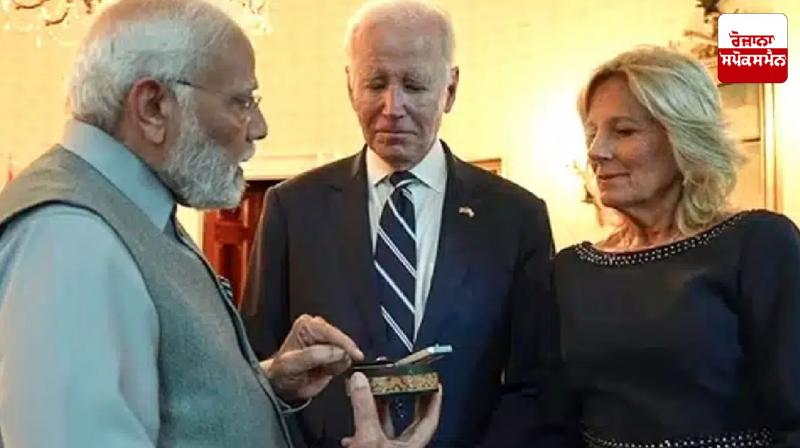 PM Modi Gift to Jill Biden: PM Modi gave the most expensive gift to Jill Biden PM Modi Gift to Jill Biden: PM Modi gave the most expensive gift to Jill Biden