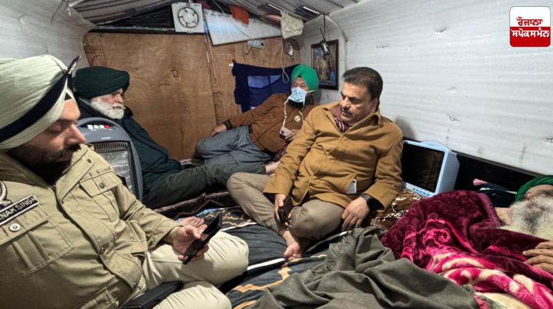 District administration met farmer leader Jagjit Singh Dallewal District administration met farmer leader Jagjit Singh Dallewal