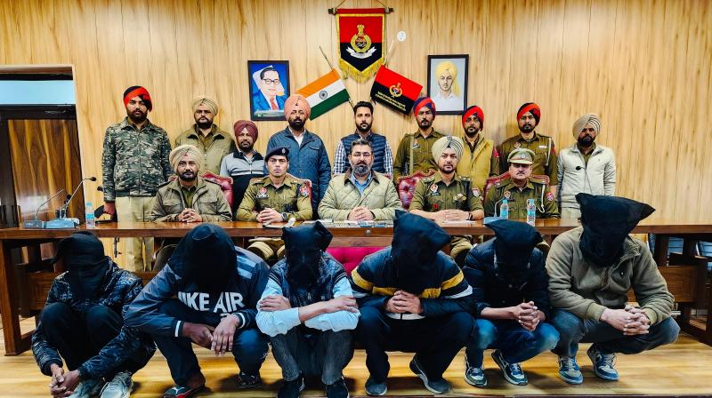 Six members of the gang who carried out the robberies were arrested Ludhiana News in punjabi Six members of the gang who carried out the robberies were arrested Ludhiana News in punjabi