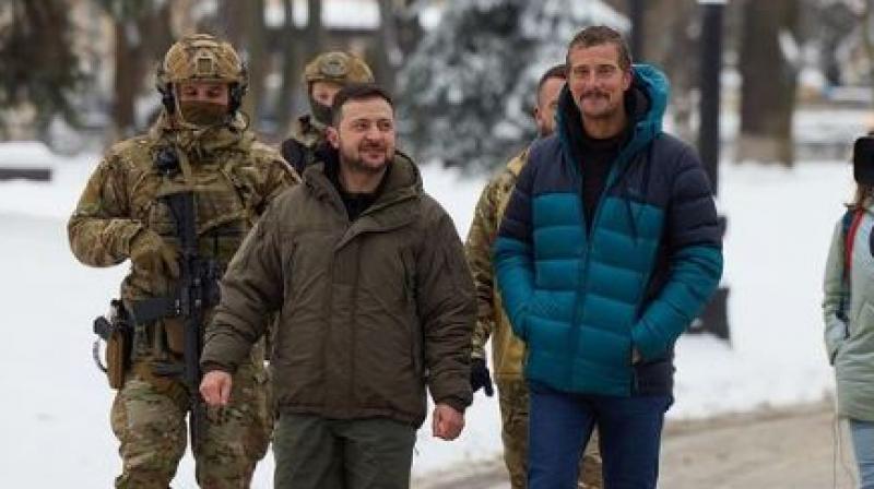 Bear Grylls met President Volodymyr Zelenskyy Bear Grylls met President Volodymyr Zelenskyy