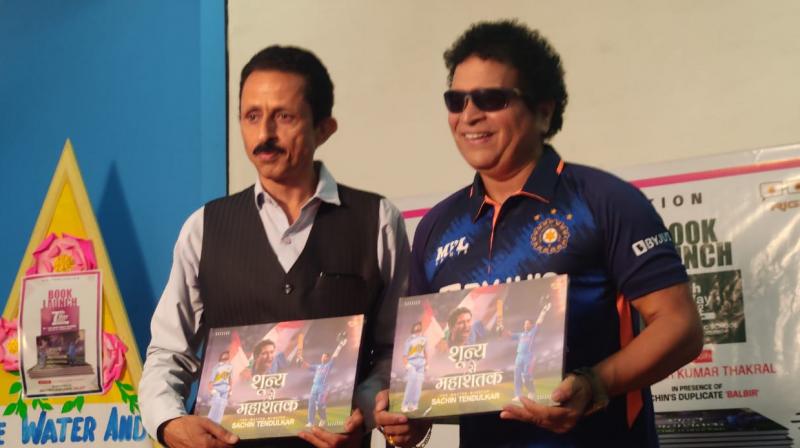 Sachin Tendulkar's fan Rajinder writes unique record book 'Zero to Mahashatak' Sachin Tendulkar's fan Rajinder writes unique record book 'Zero to Mahashatak'