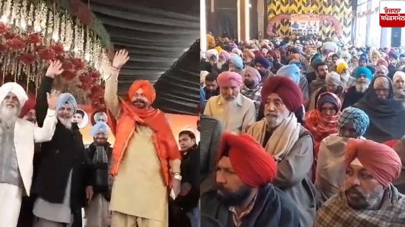Navjot Sidhu's Moga Rally Navjot Sidhu's Moga Rally