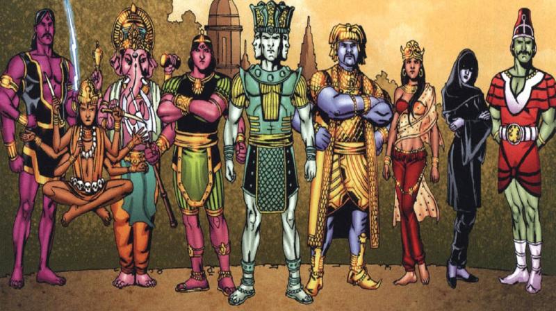Hindu Gods Comics Characters