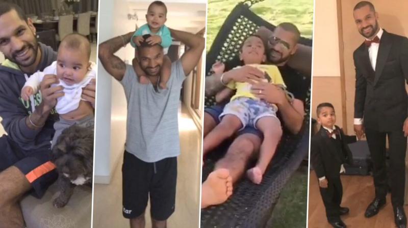 Shikhar dhawan shared a cute video on his son zoravars 5th birthday