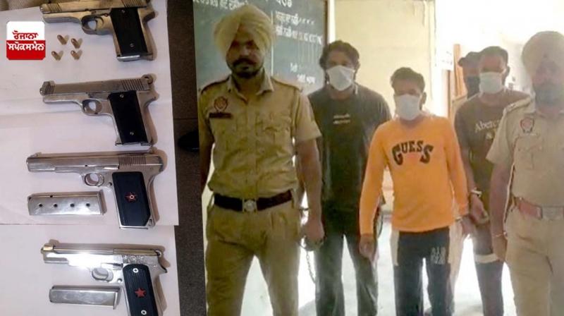 4 shooters of Happy Jat Gang arrested from Amritsar 4 shooters of Happy Jat Gang arrested from Amritsar