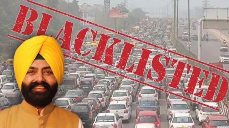 197 vehicles registered in Derabassi out of 5706 blacklisted vehicles of Punjab