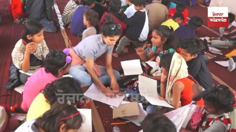 Gurpreet Singh and children Gurpreet Singh and children