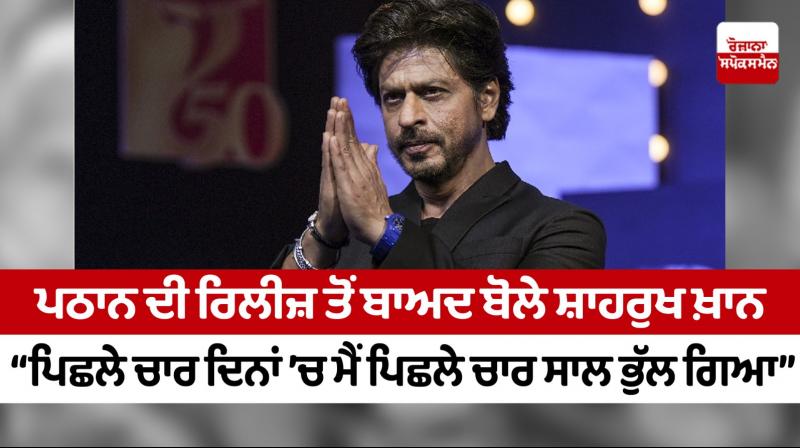 Shah Rukh Khan On Pathaan's Success Shah Rukh Khan On Pathaan's Success