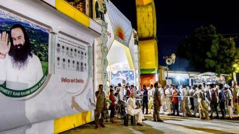 government will demolish cave of ram rahim! government will demolish cave of ram rahim!
