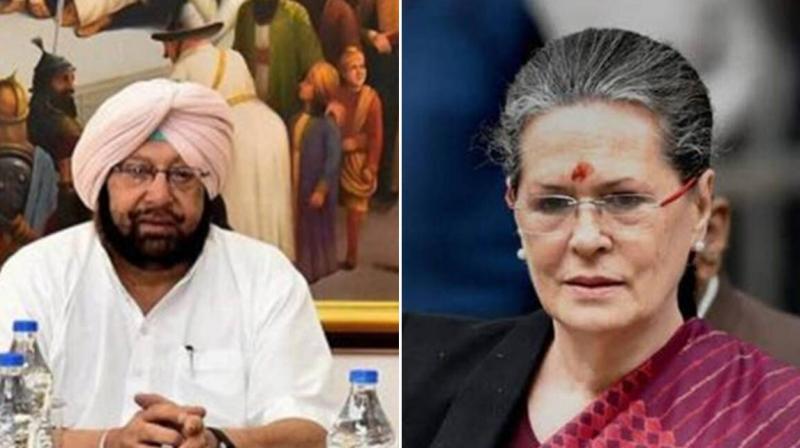 Captain Amarinder Singh And Sonia Gandhi Captain Amarinder Singh And Sonia Gandhi