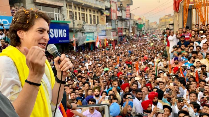 Priyanka Gandhi's Road Show