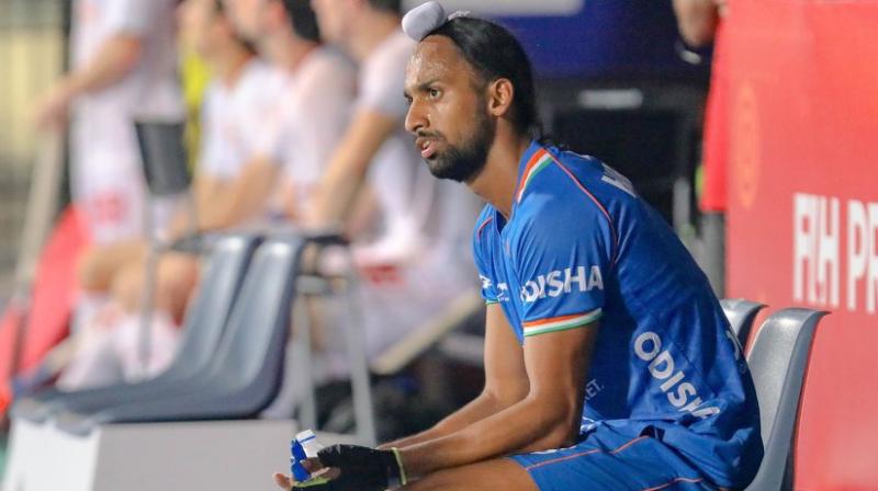 Indian midfielder Hardik Singh ruled out of tournament due to injury