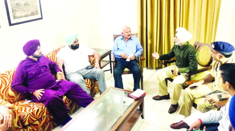 Discussions with the authorities of Brahm Mohindra, Sidhu, Sarkaria and DharmSot