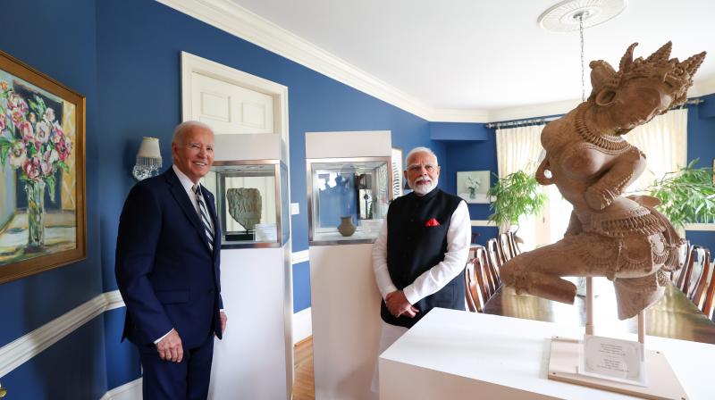 America sent 297 artifacts to India America sent 297 artifacts to India