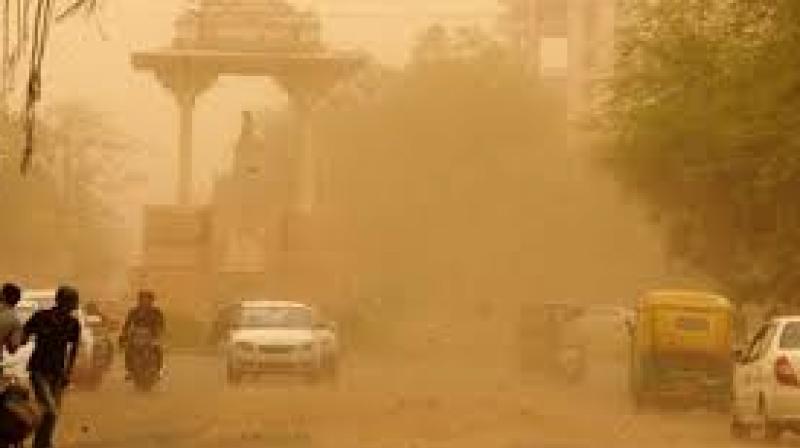 weather alert dust storm and thundershower likely to hit delhi ncr on sunday weather alert dust storm and thundershower likely to hit delhi ncr on sunday