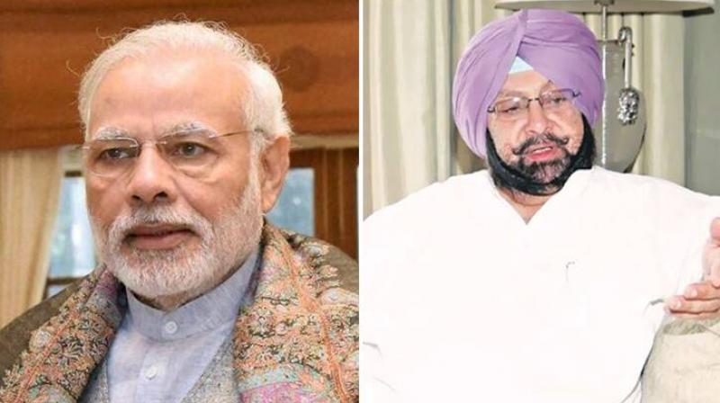 Narendra Modi - Capt Amarinder Singh