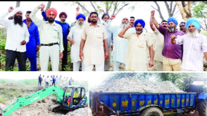 Farmer's Protesting Against Sand Mafia Farmer's Protesting Against Sand Mafia
