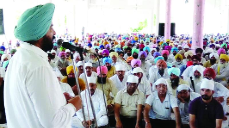 Gurpreet Singh Kangar addressing the Gathering Gurpreet Singh Kangar addressing the Gathering
