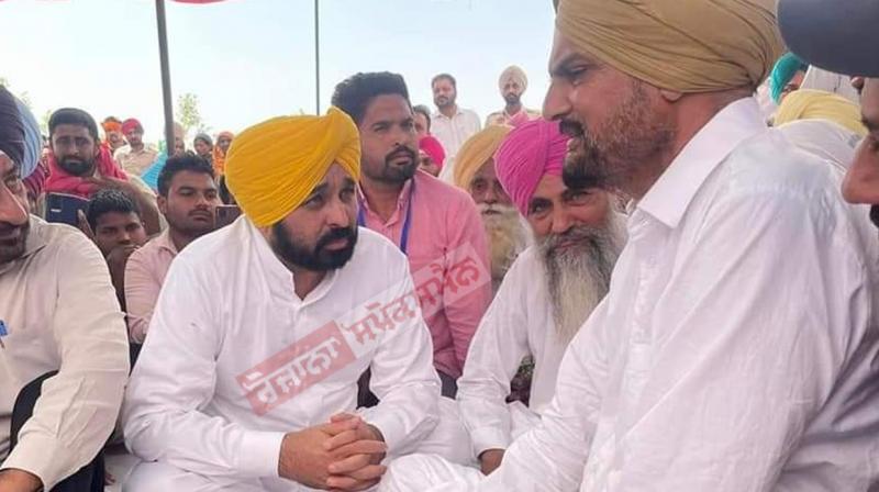 CM Mann meets Musewala's family CM Mann meets Musewala's family