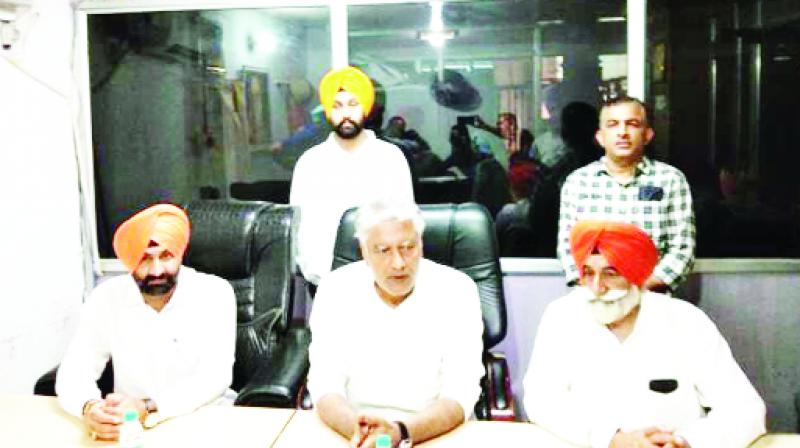 Sunil Jakhar in conversation with reporters Sunil Jakhar in conversation with reporters
