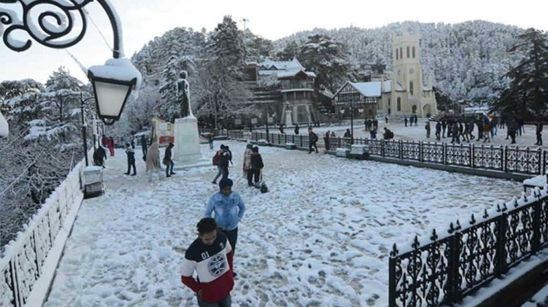 snowfall in shimla today