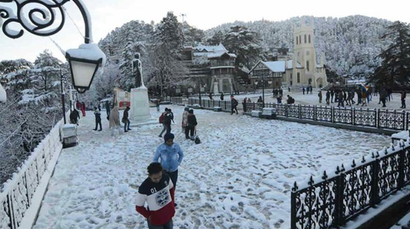 snowfall in shimla today snowfall in shimla today
