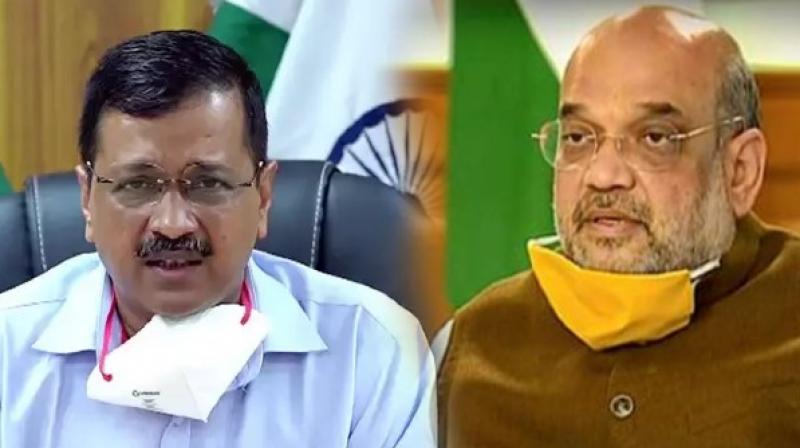 Amit shah meeting with Delhi cm Amit shah meeting with Delhi cm