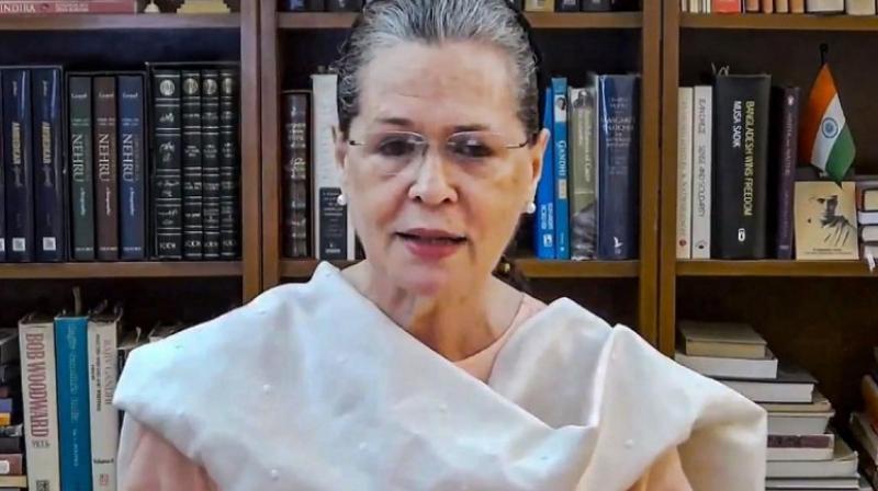 Sonia Gandhi meets Opposition leaders virtually Sonia Gandhi meets Opposition leaders virtually