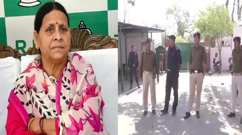 CBI Questioning Rabri Devi At Her Patna Home In Land-For-Jobs Case