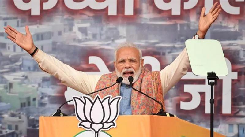 Pm modi rally in delhi ramlila maidan