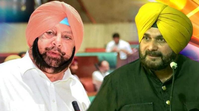 Captain Amarinder Singh , Navjot Sidhu Captain Amarinder Singh , Navjot Sidhu