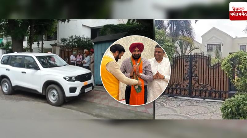 Punjab Vigilance team reaches real estate businessman Ranjit Singh Gill's house Punjab Vigilance team reaches real estate businessman Ranjit Singh Gill's house