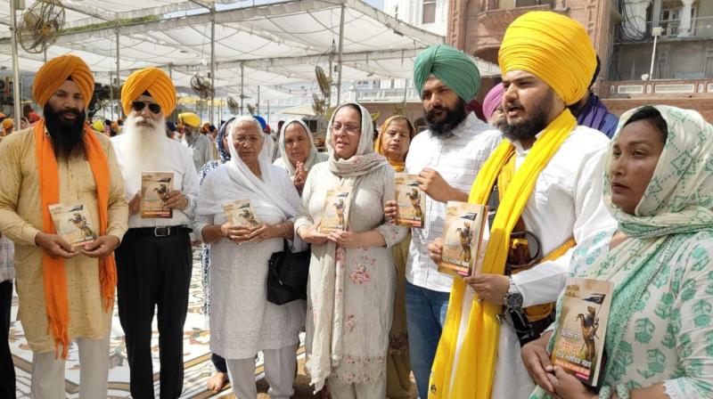 Panthak leaders released book of Vaisakhi 1699 Panthak leaders released book of Vaisakhi 1699