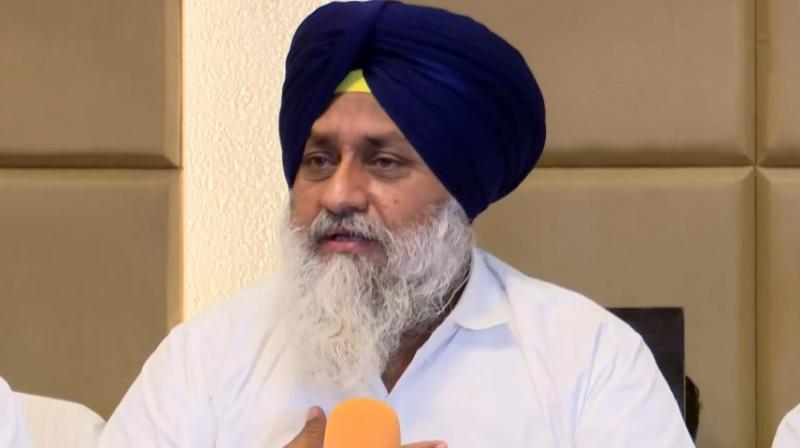 Shiromani Akali Dal President Sukhbir Badal at Jalandhar Shiromani Akali Dal President Sukhbir Badal at Jalandhar