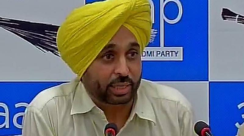 AAP Leader Bhagwant Mann AAP Leader Bhagwant Mann