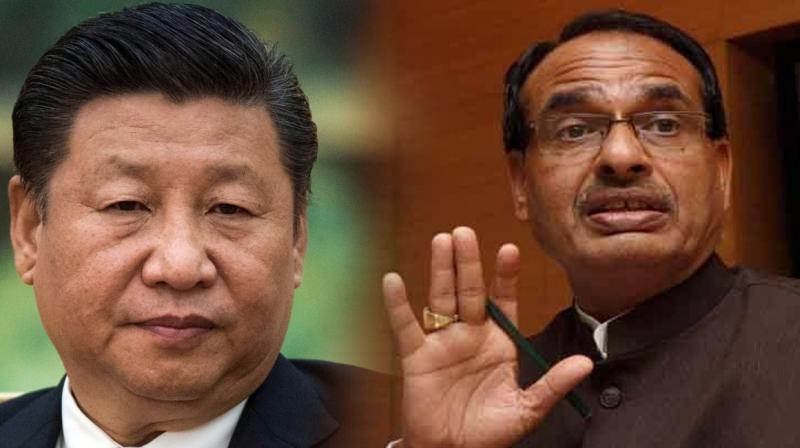 Shivraj Singh Chouhan and Xi Jinping