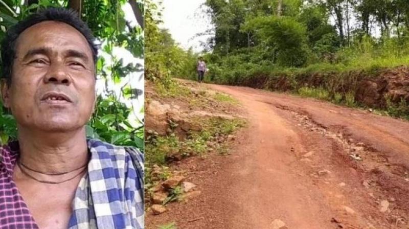 Odisha Man Carves a 3 Kilometre Road From a Mountain in 30 Years Odisha Man Carves a 3 Kilometre Road From a Mountain in 30 Years