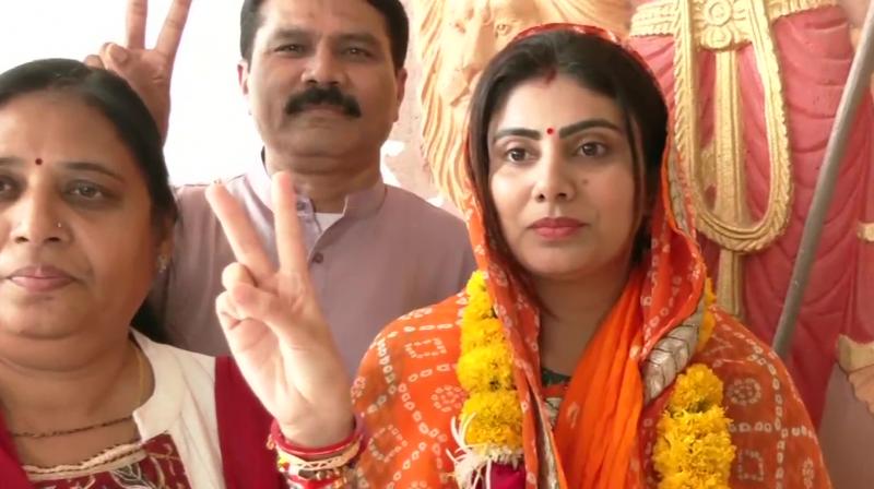 Rivaba Jadeja wins Gujarat’s Jamnagar seat