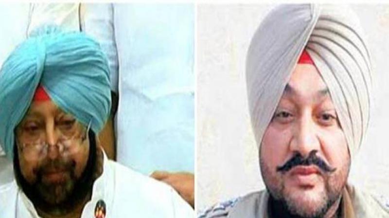 Capt Amrinder Singh Supports Inspector Bajwa Capt Amrinder Singh Supports Inspector Bajwa