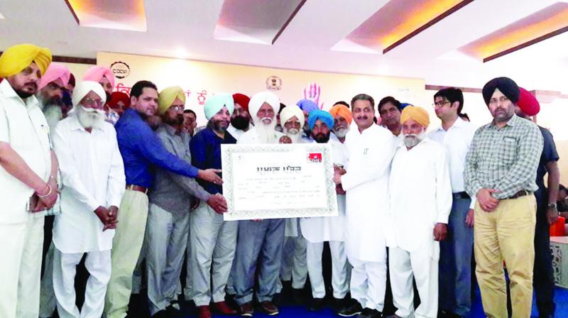 1263 farmers got certificate of Debt Forgiveness 