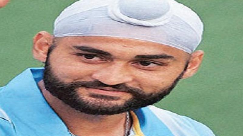 Hockey player Sandeep Singh statue Hockey player Sandeep Singh statue