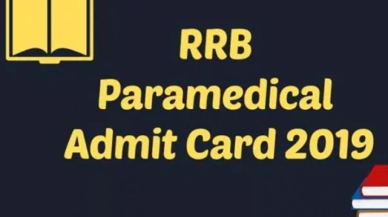 RRB paramedical admit card released know how to download