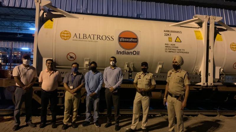 To augment O2 supplies, Punjab's first oxygen express on way to Bokaro to lift 40 MT LMO To augment O2 supplies, Punjab's first oxygen express on way to Bokaro to lift 40 MT LMO