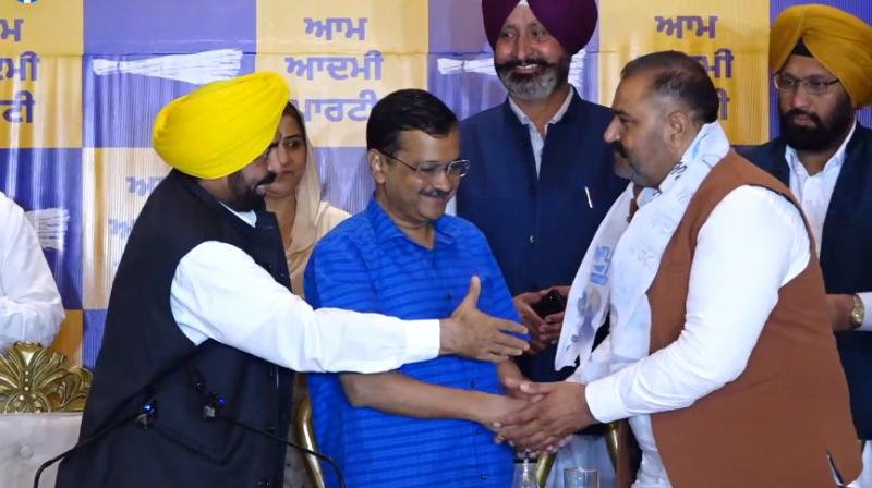 Sushil Rinku announced as AAP party candidate for Jalandhar by election
