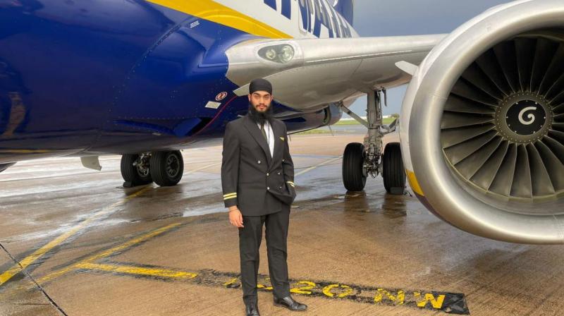 Sikh youth from Jalandhar became a pilot of Ireland's Ryanair Airline
